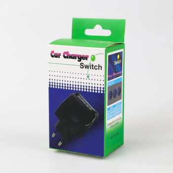 Car Charger Switch EU Plug 12 V 500mA / Car Charger Switch EU Plug 12 V 500mA / Colokan Listrik Mobil Adapter AC To DC Adapter Car Charger / Adapter Colokan Mobil Ke Sumber Listrik PLN  EU Plug 12 V 500mA / Adapter Listrik Ke Colokan Mobil EU Plug 12 V 50