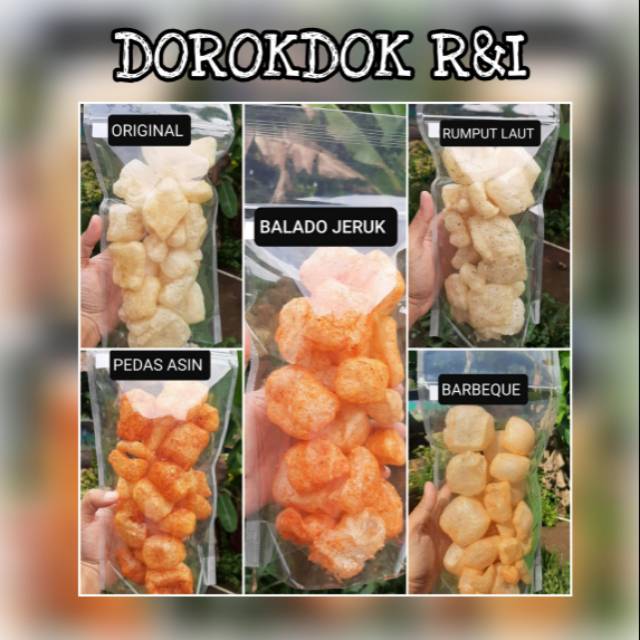 

Kerupuk kulit sapi /dorokdok