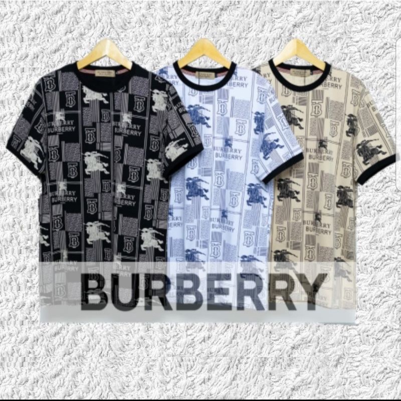 Tshirt Burberry Premium /  Tshirt Branded / Baju Import Pria