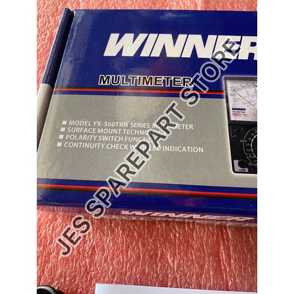 MULTIMETER WINNER MODEL YX-360TRN SERIES