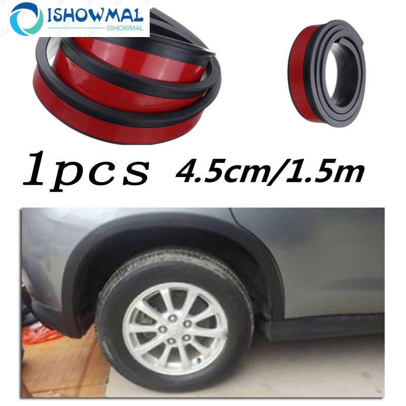 1Pc Karet Pelindung Fender Trim Roda Mobil Warna Hitam 1Pc Karet Pelindung Fender Trim Roda Mobil Warna Hitam