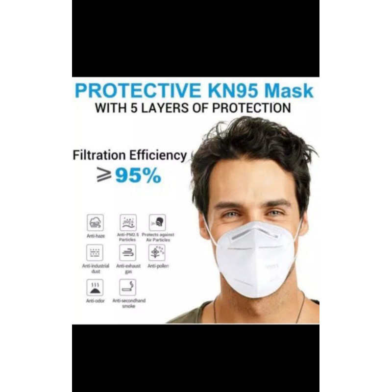 Masker Kn95 5ply Didposable 5 ply kn 95 protective Face Mask N95 N 95