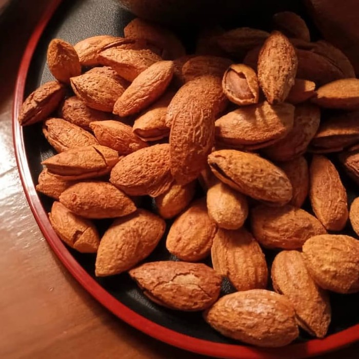 

kacang almond panggang 1 kg siap makan