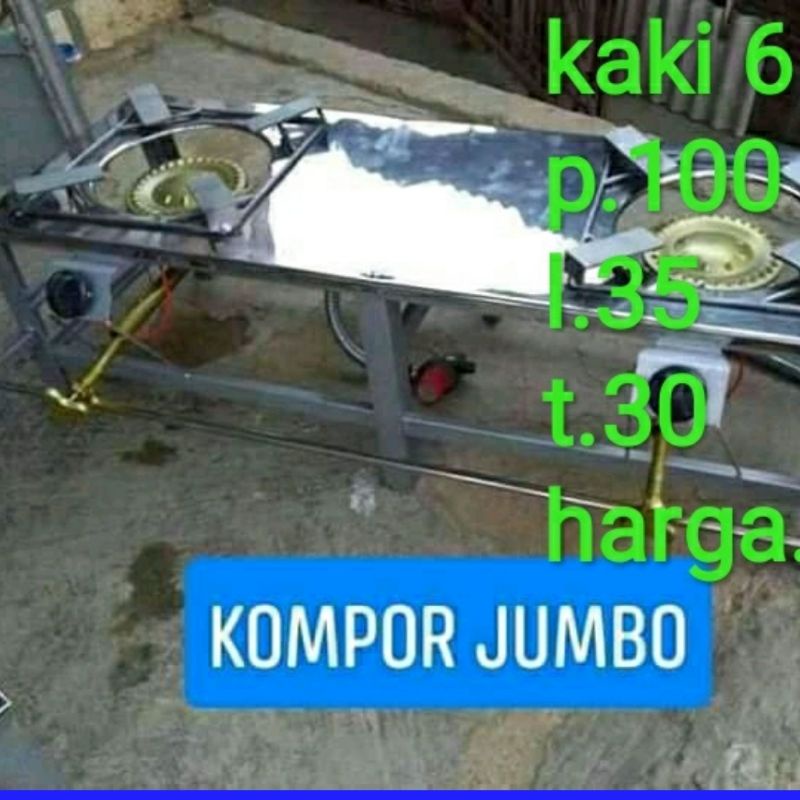 Jual Kompor Jumbo Kompor Api Besar Kompor Woss Komoor Rakit Ukuran