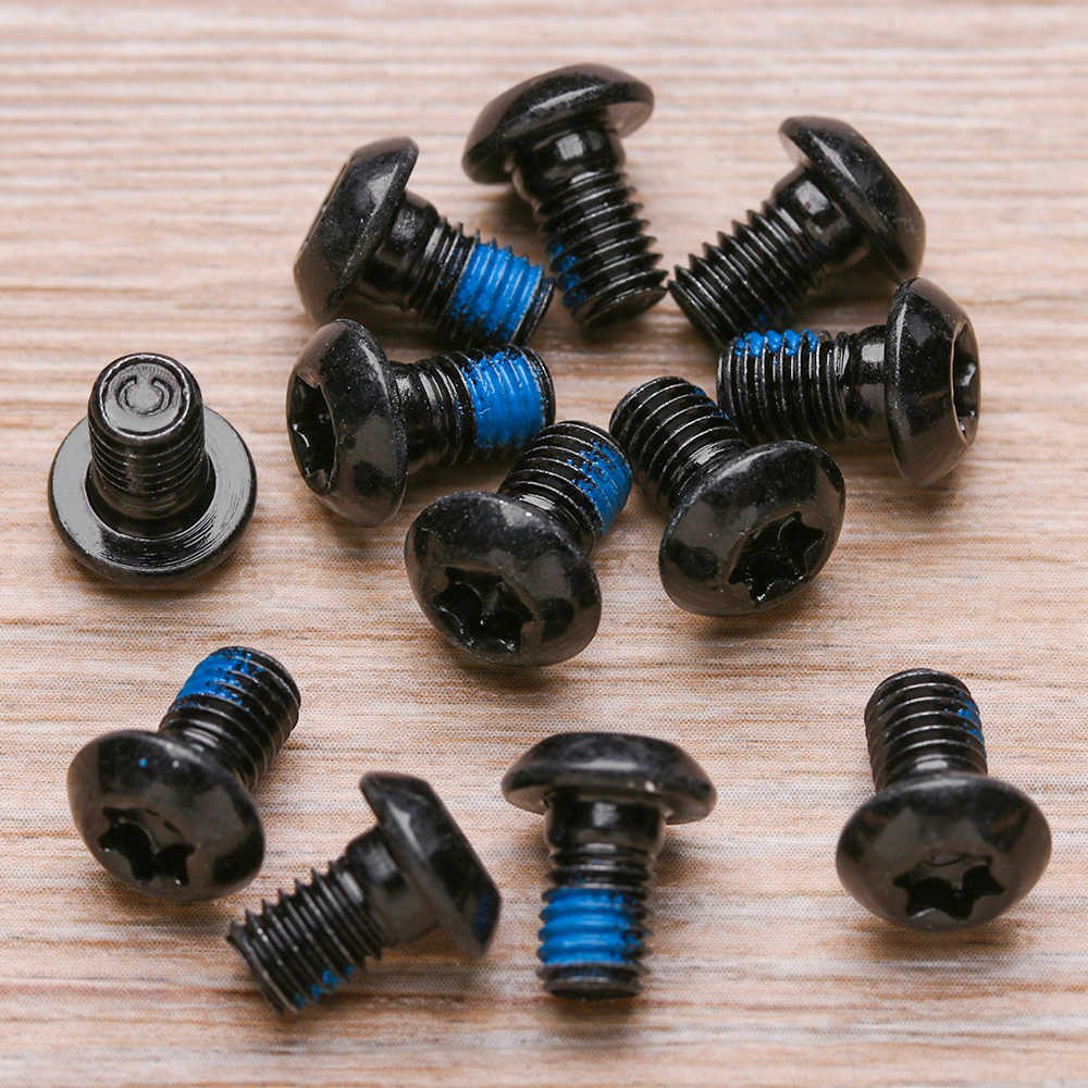 YGRETTE - 1Pcs 12mm  Baut Cakram sepeda Rotor Bicycle Disc Brake Bolts Mounting Screws T25 Head