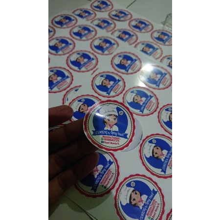 

Stiker Lebel Makanan Cutting cepat