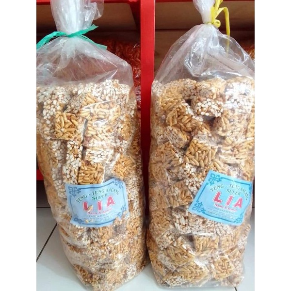 

TENG-TENG KACANG 250 GRAM/BRONDONG/MAKANAN JADUL/CEMILAN 2000