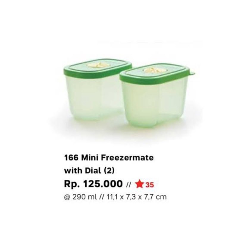 Wadah simpan untuk di frezer Tupperware