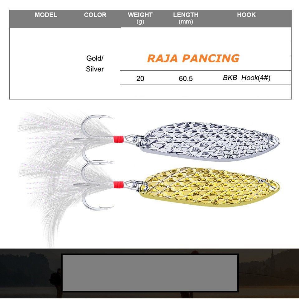 Spoon 20gr Umpan Pancing Casting Tenggiri