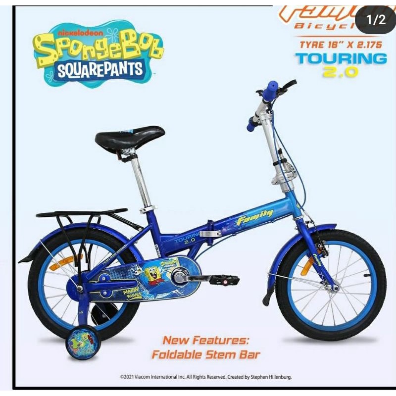 sepeda lipat 16 family touring