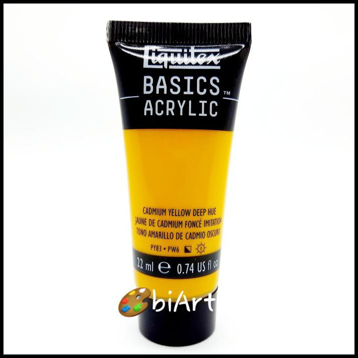 

Promo Cat Akrilik Liquitex Basics Acrylic 22 Ml Cadmium Yellow Deep Hue