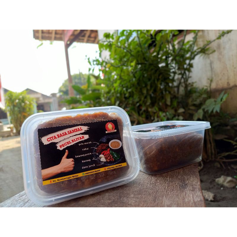 

Sambal pecel asli Blitar 500gr