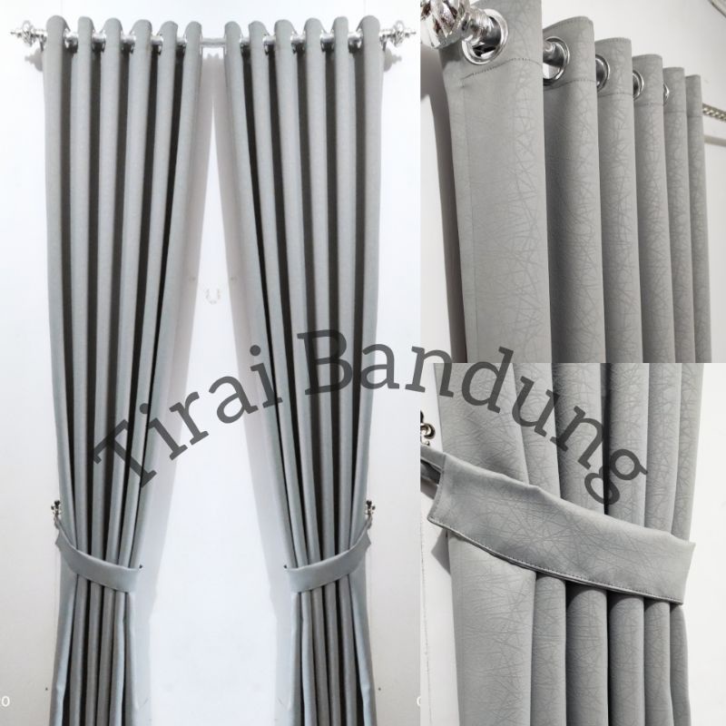 Gorden Lebar 260cm X T 220cm, 250cm, 270cm Dan 300cm, Gorden Blackout Polos, Tirai Gorden
