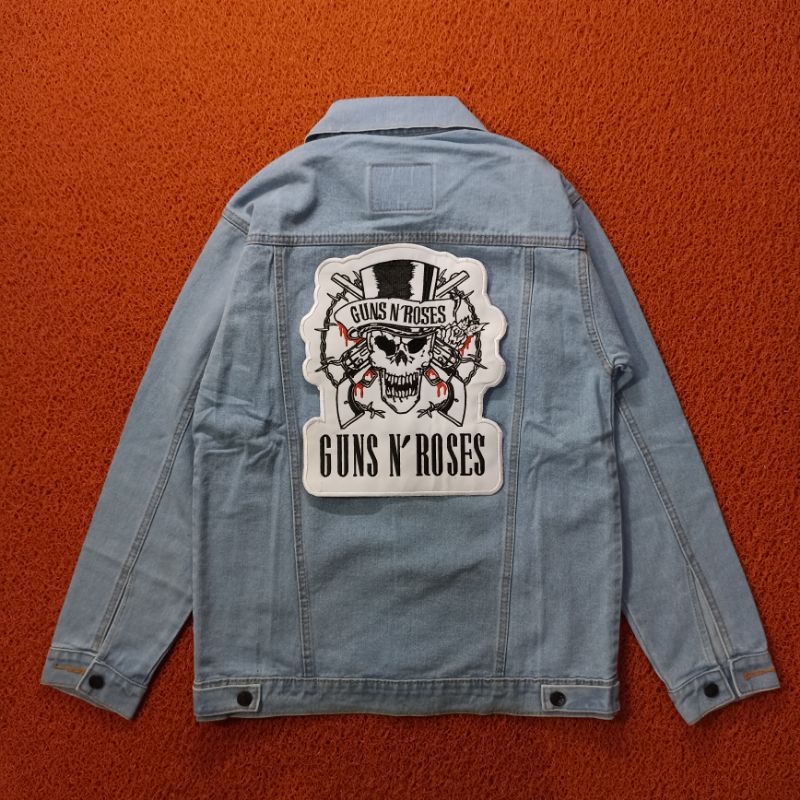 BACKPATCH BORDIR GUNS N ROSES PREMIUM BEST QUALITY