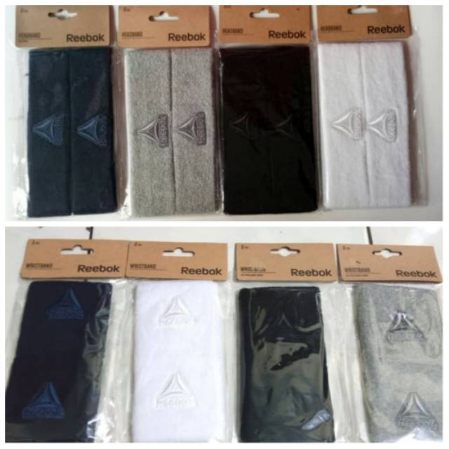 Wristband & Headband Reebok Original (isi 2pcs)