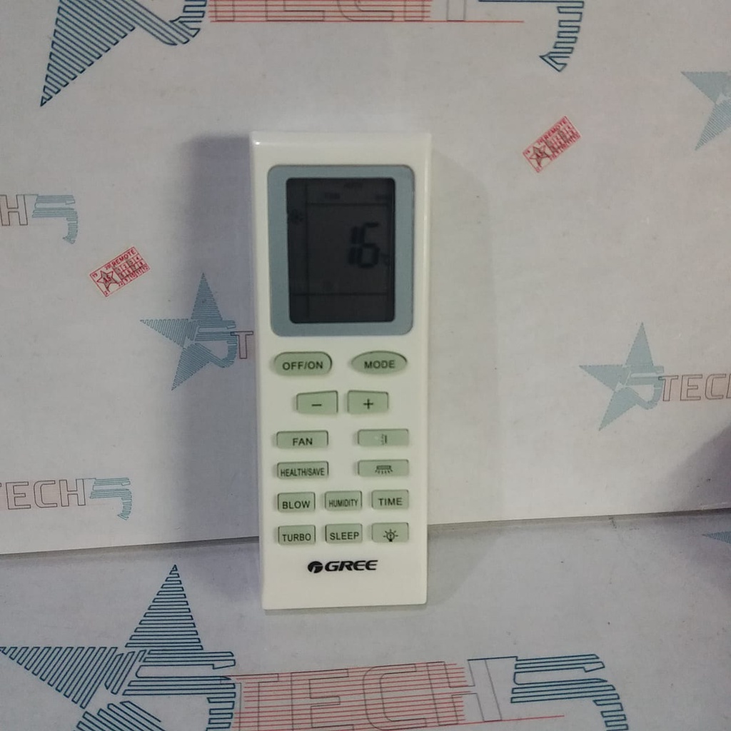 REMOT REMOTE AC GREE YB1FA ORIGINAL ASLI  KW