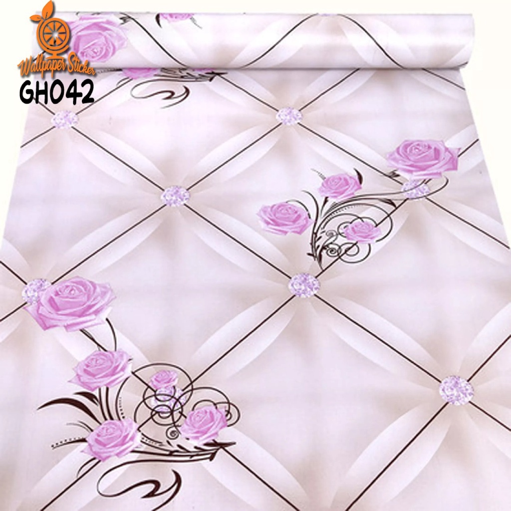 COD MURAH Wallpaper Sudah Ada Lem Tinggal Tempel 45cmX10meter High Premium Quality New Motif Kekinina Elegant Motif Bata Motif Salur Motif Karakter Motif Bunga Motif Bata Putih Motif Batu Bata