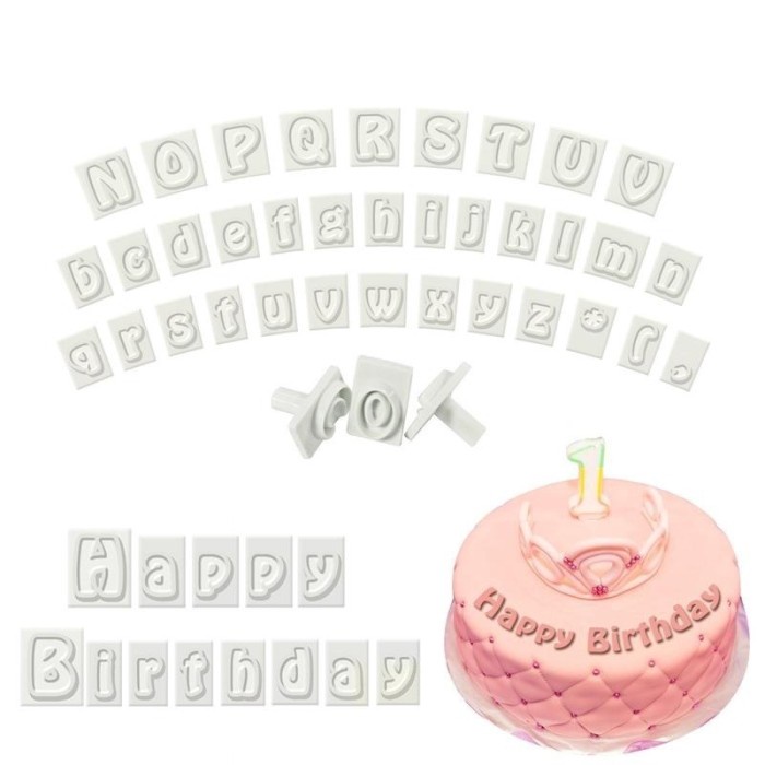 

KUE-PENGHIAS-ALAT- ALPHABET BESAR KECIL 64PCS SET CETAKAN FONDANT STAMP ADONAN KUE LETTER -ALAT-