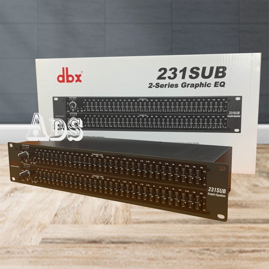 Equalizer dbx 231 sub EQ231 SUB Dbx 231 + Subwoofer