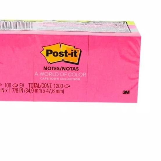 

❇ Post it 653 warna neon (1 pack)/sticky notes/memo tempel 35x48 mm ♗