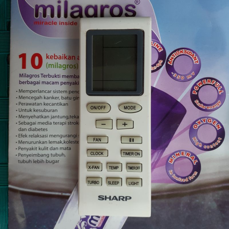 Remote AC SHARP Original . YB1FA .