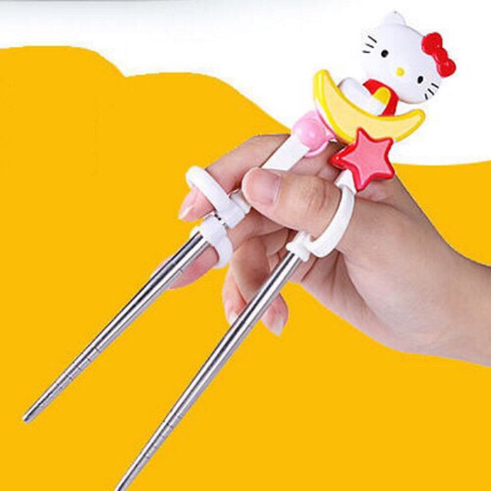 Unik CHOPSTICK TRAINING / SUMPIT ANAK HELLO KITTY Diskon