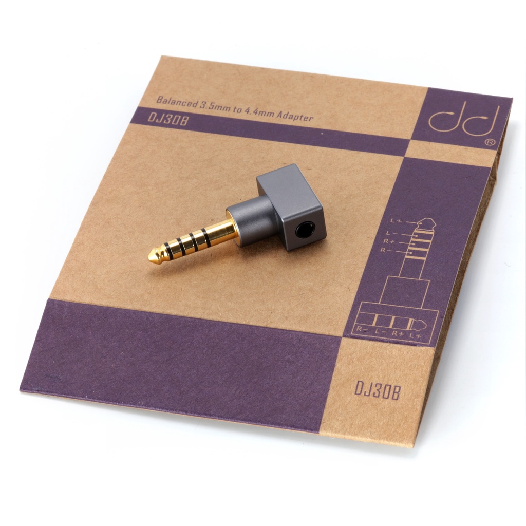 DD ddHiFi DJ30B TRRS 3.5PRO Balanced Female to 4.4mm Male Adapter, Dedicated to 3.5PRO Balanced Earphones Only