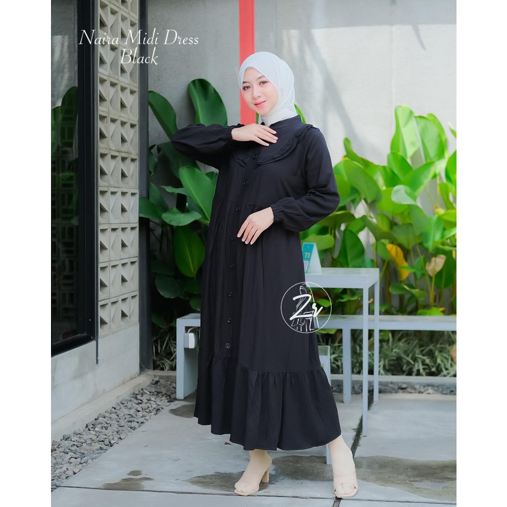 MIDI DRESS KATUN TWILL NAIRA ORI ZR