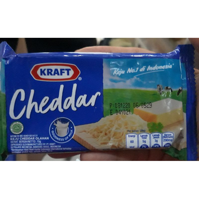 

keju cheddar midi 70 gram