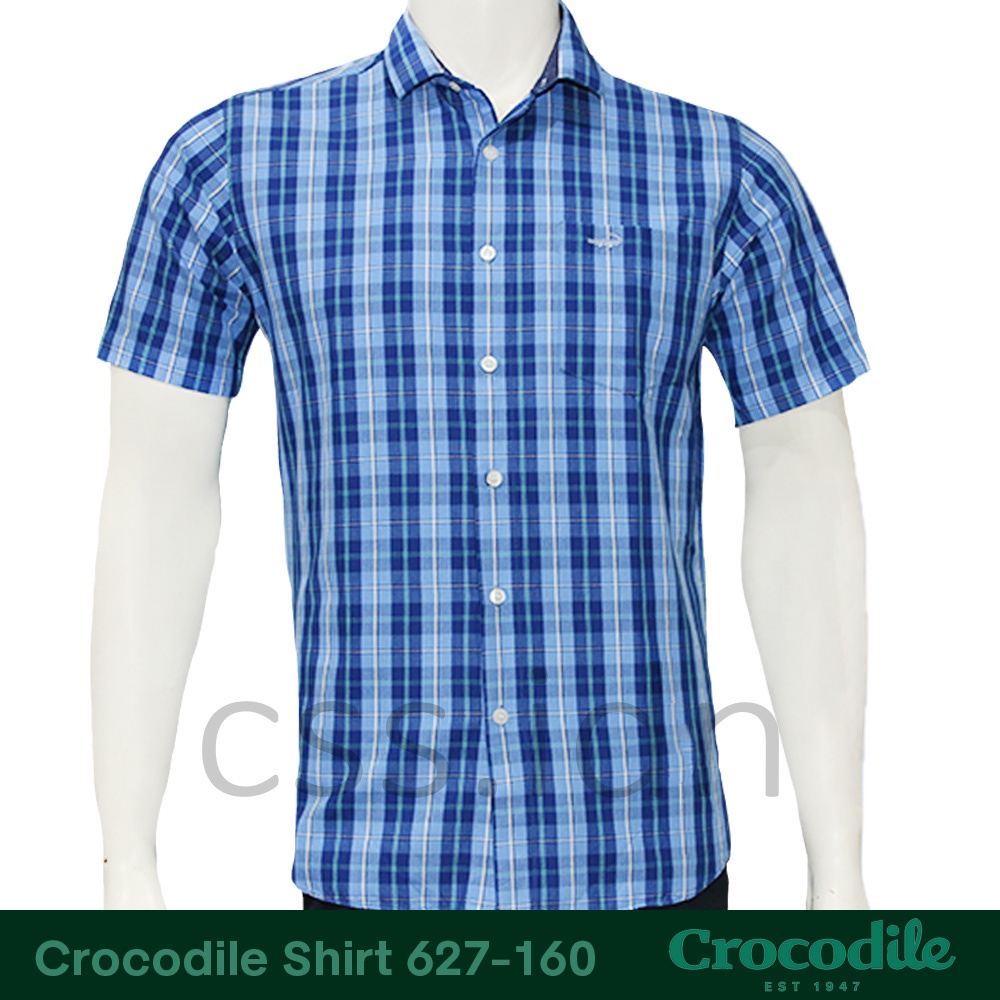 Kemeja Pria Lengan Pendek Crocodile Slim Fit 627-160