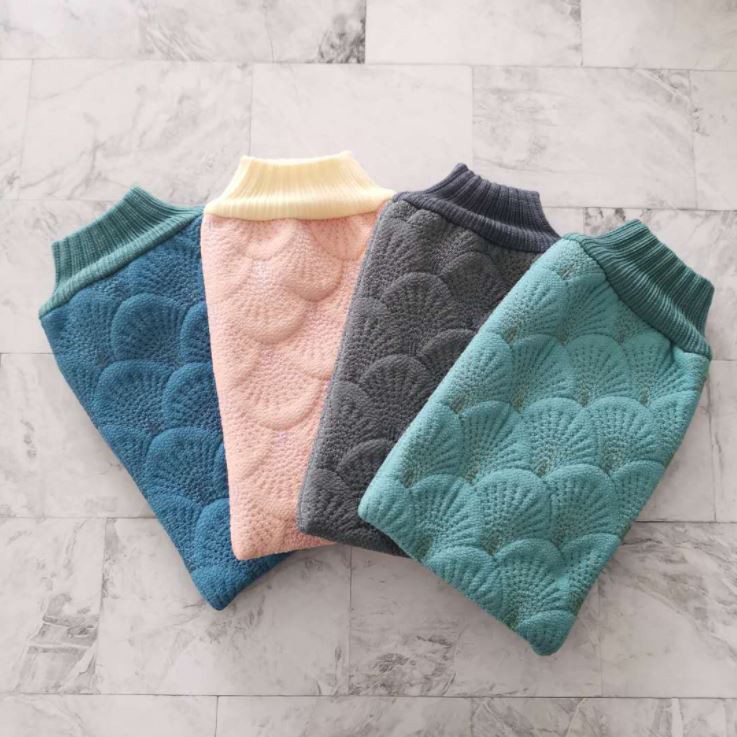 Waslap handuk tangan Korean Lace Bath Towel Lembut Gloves