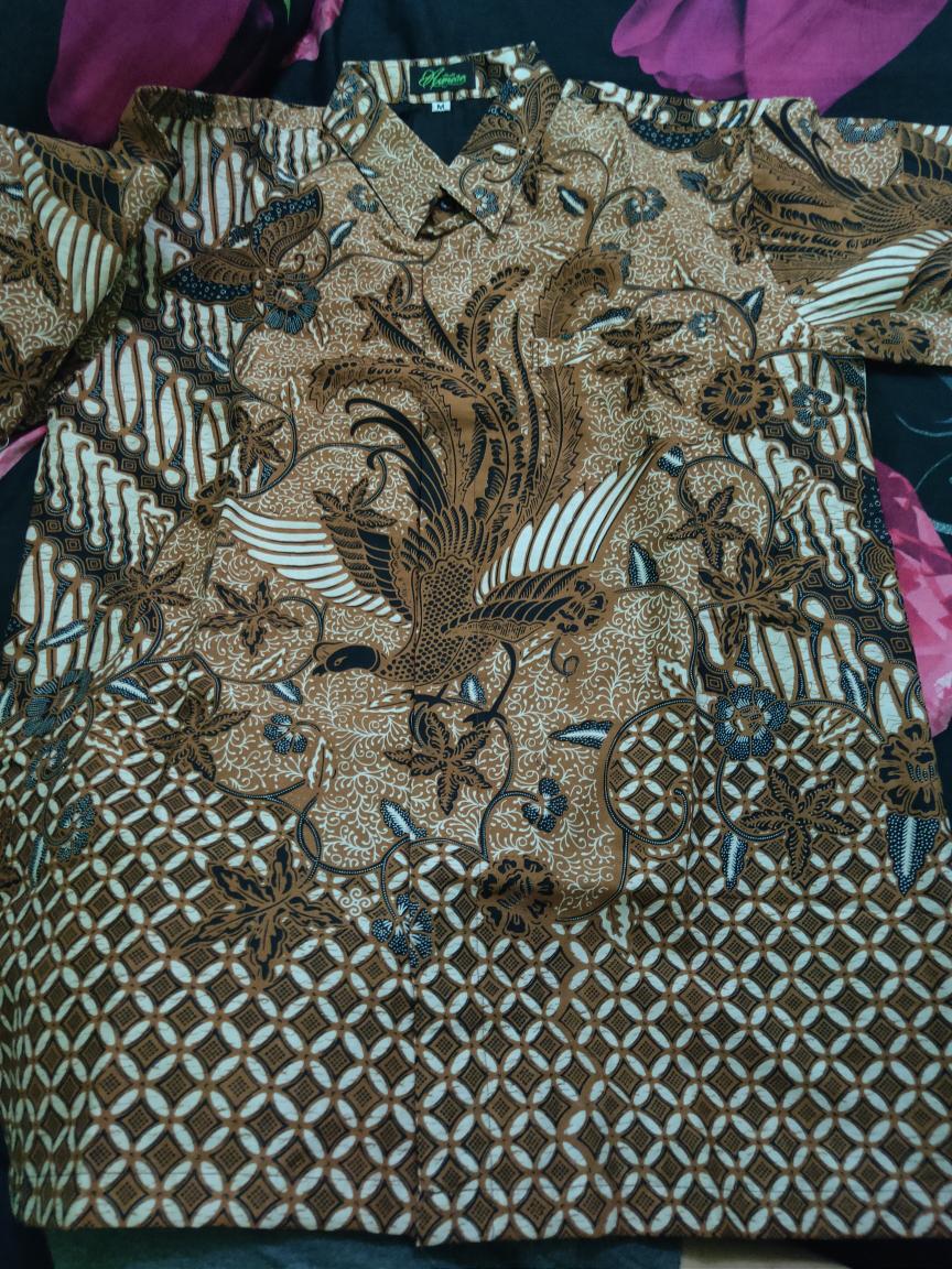 Niswara Sogan Kemeja Batik Pria Full Furing Katun Sragenan