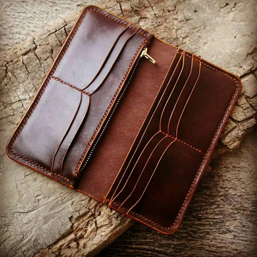 Dompet Kulit Sapi Full Up Handmade Ful Sulam Asli Garut Kota