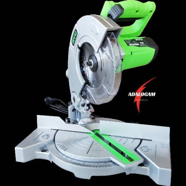 RYU RMS180 Mesin Potong Aluminium Kayu Mitter Miter Saw 7 inch