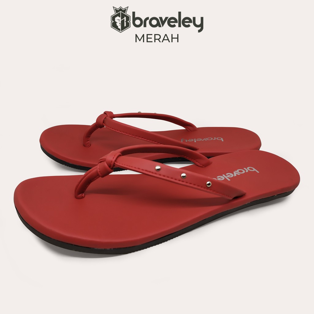 SENDAL JEPIT WANITA FLAT CANTIK BRAVELEY / SANDAL MURAH KUALITAS OKE