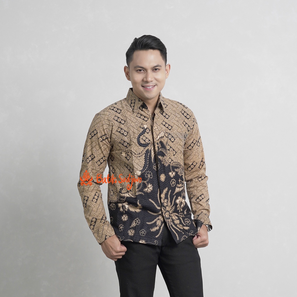 Atasan Kemeja Batik Pria Slimfit 1079