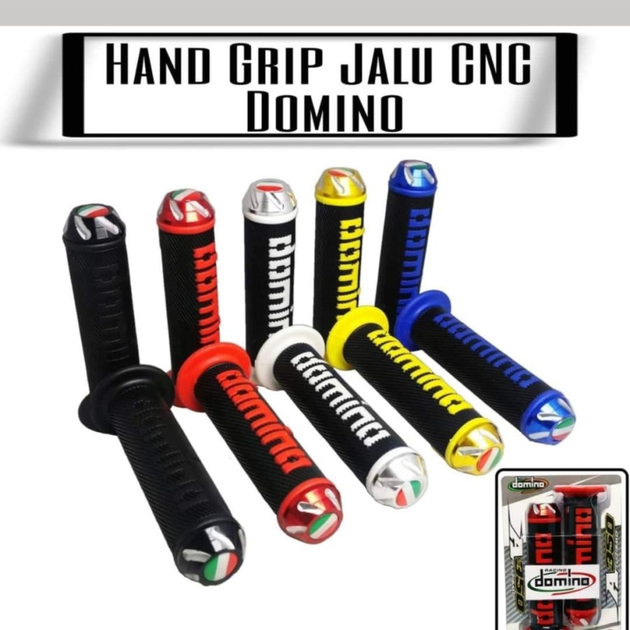 Handgrip Handfat Domino original+Jalu Stang Full CNC Universal Nmax beat mio vixion lexi pcx vario