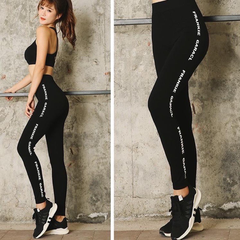 Celana Leging Sport Hitam Leging Import Fit to S-XXL