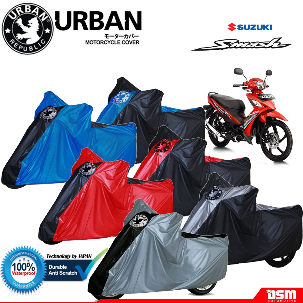 Urban / Cover Motor Suzuki Smash 100% Waterproof / Aksesoris Motor Smash / DSM