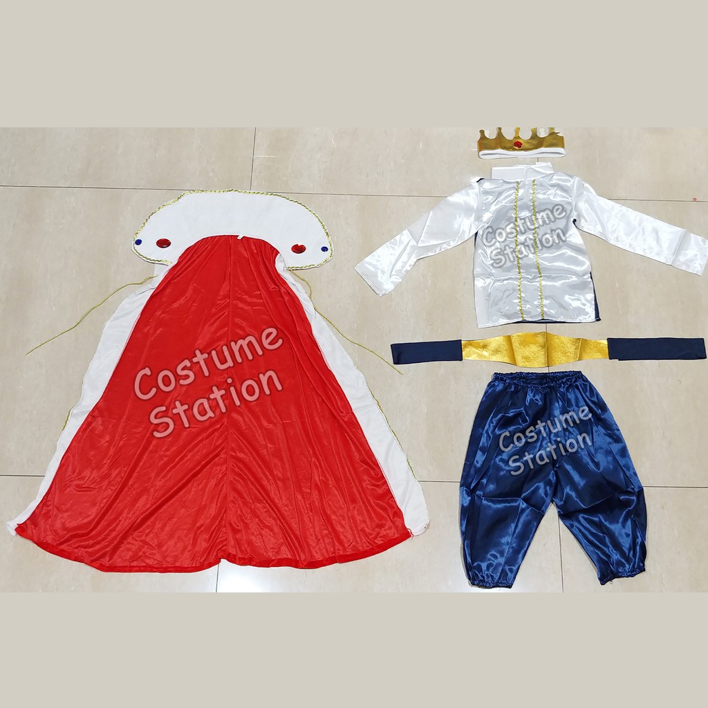 Kostum Raja / Costume White Emperor King anak laki