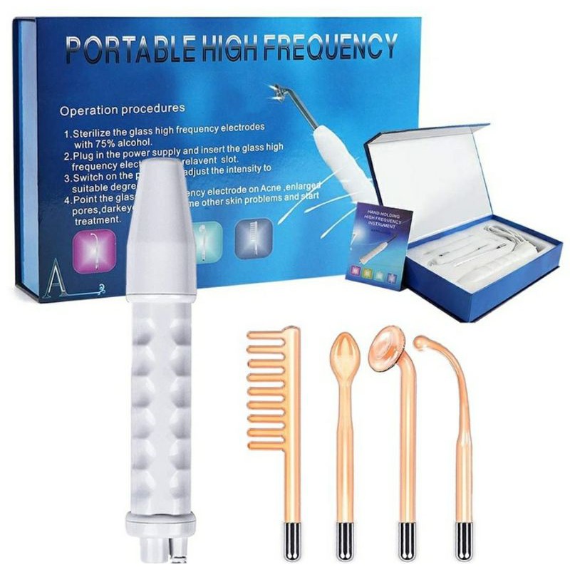 Portable HF facial High Frequency High Frekuensi Alat Facial Jerawat