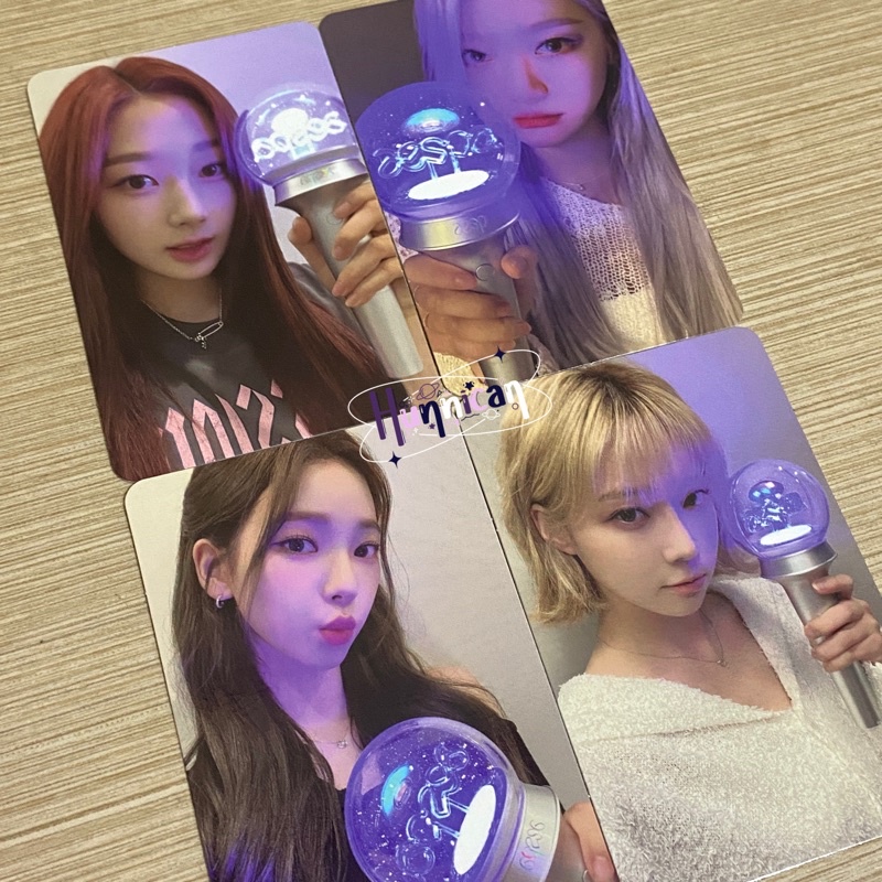 [READY STOCK] PHOTOCARD PC POB SMSTORE AESPA LIGHTSTICK/FANLIGHT WTS KARINA GISELLE WINTER NINGNING