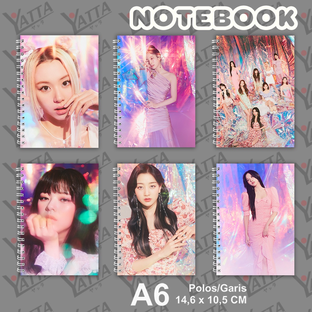 

Notebook KPOP TWICE Taste of Love Concept Photos in Love Ver Ukuran A6 10,5 cm x 14,8 cm