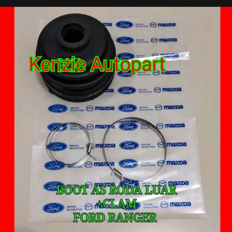 BOOT AS RODA CV JOINT FORD RANGER MAZDA BT50 BAGIAN LUAR + KLEM