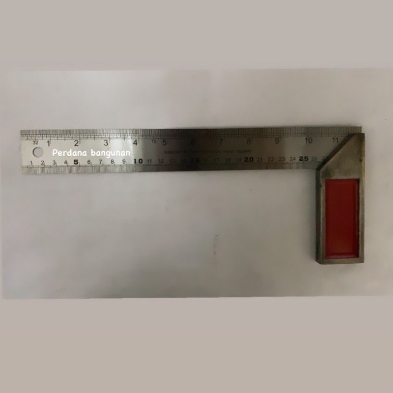 PENGGARIS SIKU TUKANG BESI 12" WARRON / SIKU METER BESI / SIKU TUKANG