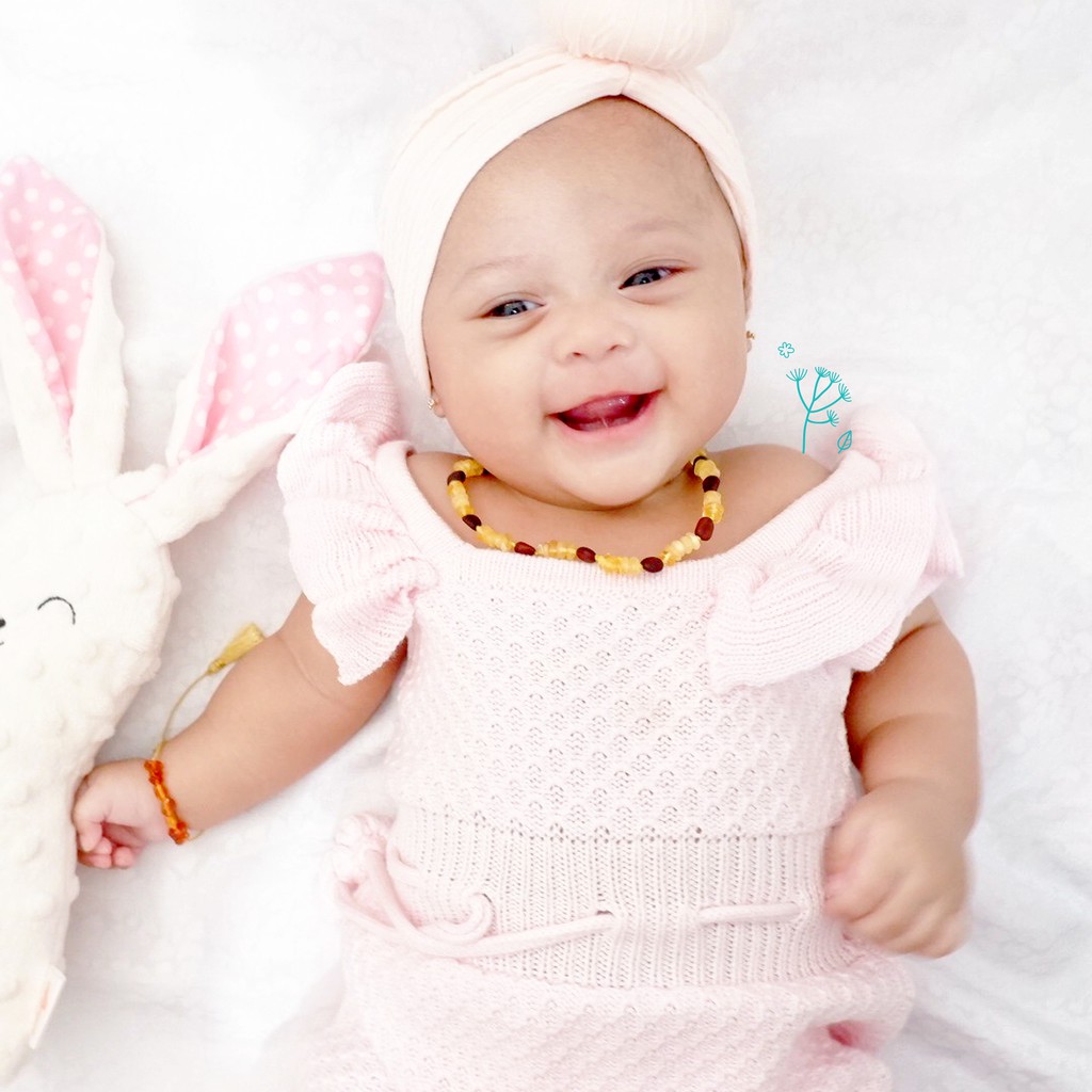 CE159 Kalung Amber Tumbuh Gigi Bayi By Carlis Baby