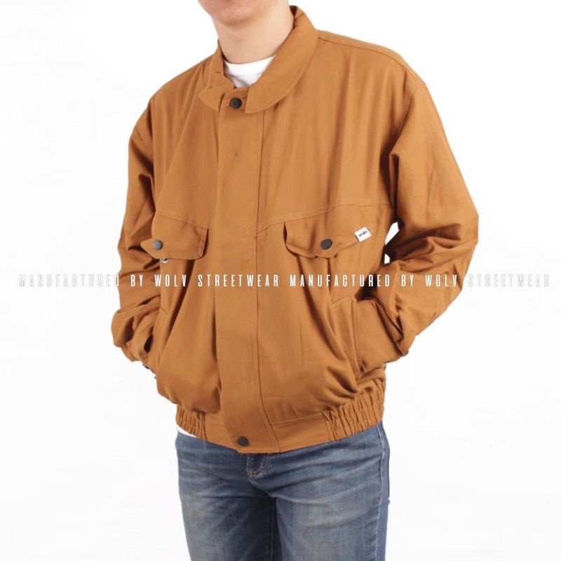 JAKET PRIA VINTAGE MAVERICK ORIGINAL WOLV-Flight Caramel