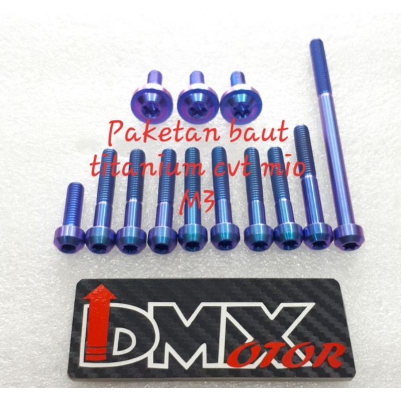 PAKETAN BAUT CVT YAMAHA MIO M3 SOUL GT 125 MIO Z TITANIUM GRADE 5