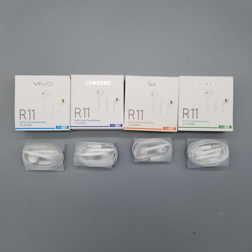 EARPHONE R11 HEADSET/HANDSFREE/hedset/hf