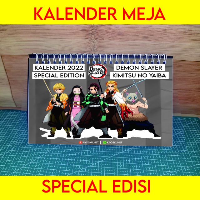 

KALENDER MEJA ANIME DEMON SLAYER KIMETSU NO YAIBA SPESIAL EDITION